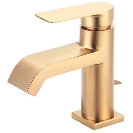 OLYMPIA Single Handle Bathroom Faucet in PVD Brushed Gold L-6092-BG